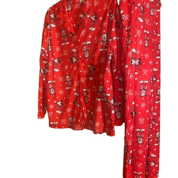 Disney Christmas Pajamas two piece plus size pajamas set size 1X - Picture 3 of 5